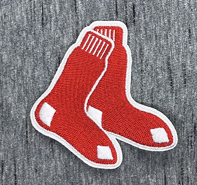 #ad BOSTON RED SOX EMBROIDERED IRON ON PATCH 2.75” X 2.75” FREE SHIPPING $4.99
