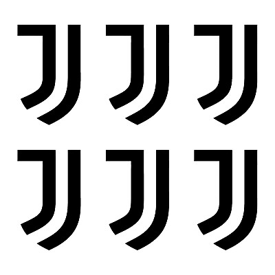 #ad Juventus Decal Socker Vinyl Decals Stickers small Set of 6 $4.49