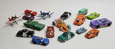 #ad Cars Pixar Die Cast Metal Car Lot Of 17 Disney Kids Play Toys $24.99