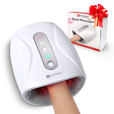 #ad Dartwood Hand Massager with Heat and Compression White $24.99