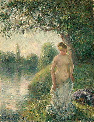 #ad The Bather by Camille Pissarro Art Print $11.95