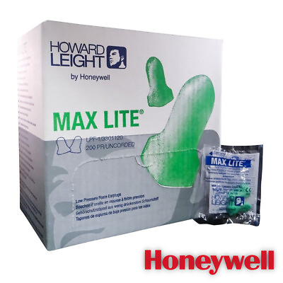 #ad Howard Leight LPF 1 MaxLite Uncorded Earplugs Pick Total Pairs $6.70