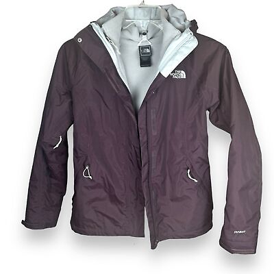 #ad The North Face® women#x27;s Hyvent jacket 3 in 1 winter coat small purple $72.00