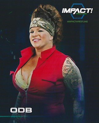 ODB Official TNA Promo 8x10 Photo Picture Impact Pro Wrestling Knockout Champion $5.99