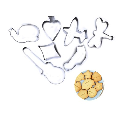 #ad Stainless Steel Cookie Cutter Fondant Cutter Sets Biscuit Cutters Moulds Set $12.62