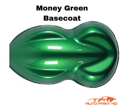 #ad Money Green Pearl Basecoat High Solids Clearcoat Gallon Car Auto Paint Kit $399.95