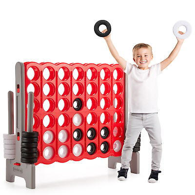 #ad Jumbo 4 to Score 4 in A Row Giant Game Set Outdoor Indoor Adults Kids Family Fun $149.99
