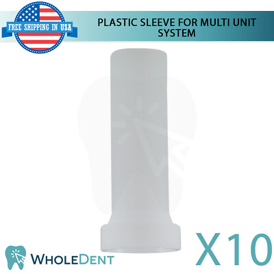 #ad 10x Plastic Sleeve For Straight amp; Angulated Multi Unit Abutment Dental Implant $159.90