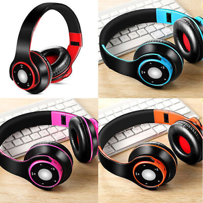#ad Wireless Bluetooth Headset for Smartphone Call 3D Stereo Music Headphones $15.53