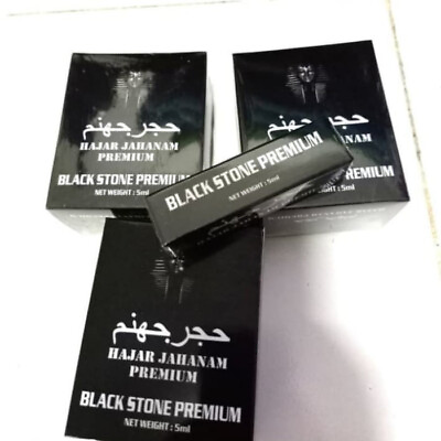 #ad 3 BOTTLES Hajar Jahanam PREMIUM Egyptian Black Stone Delay Premature Ejaculation $28.00