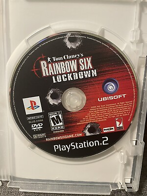 #ad Tom Clancy#x27;s Rainbow Six Lockdown PlayStation 2 PS2 Rental Case Tested $6.49