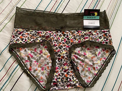 #ad No Bo lace Hipster thong panties Hot underwear Net Size S 3 5 Multi Color New $12.00