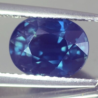 #ad 2.22CT GORGEOUS VVS OVAL HEATED ONLY GREEN BLUE SAPPHIRE NATURAL $229.00