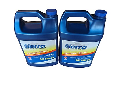 #ad Sierra Marine engine oil Synthetic Blend18 9552 3 25W 50 $118.00