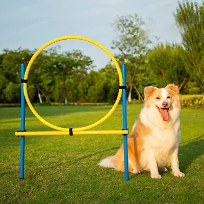#ad Dog Agility Hoop Yiotl Jump Outdoor Pet Agility Ring Dog Agility Training Equip. $39.99