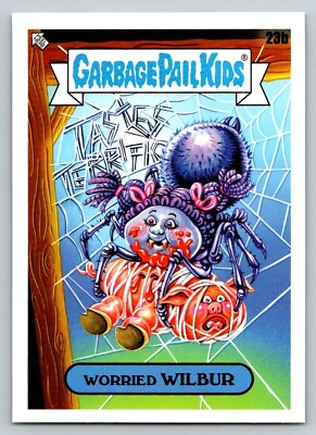#ad Worried Wilbur 2022 Book Worms Garbage Pail Kids Topps Card #23b NM $1.64