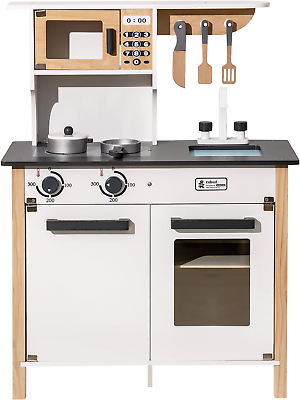 #ad Wooden Play Kitchen Kids Kitchen Playset with Realistic Design Toy Kitchen Gif $104.99