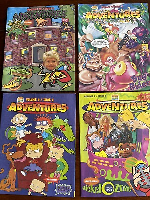 Burger King Lot of 4 Kids Club Adventures Rugrats Bug Riders Nickelodeon Kids $5.99