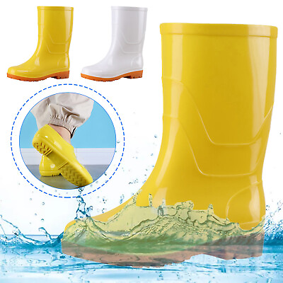 #ad Men#x27;s Women#x27;s Rain Boots Summer Wear resistant Shoes Outdoor Garden Water Shoes $47.09