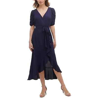 #ad Kensie Womens Ruffled Long Maxi Dress Womens 12 $30.00