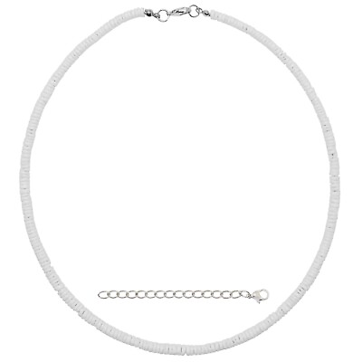 #ad White Surfer Necklace Choker Pack Genuine Puka Shell Necklace for Men amp; Women $12.49