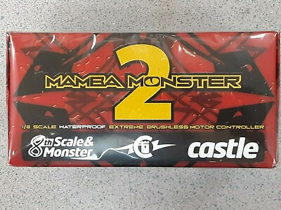 #ad Castle Creations Mamba Monster 2 1 8th Scale Brushless ESC 010 0108 00 Brand New $132.99