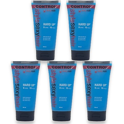#ad Sexy Hair Style Hard Up Hard Holding Gel 5 Oz Pack of 5 $57.69