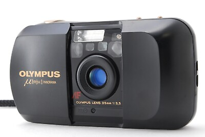 #ad 【Exc⁺5】Olympus mju Panorama Point amp; Shoot 35mm Film Camera From JAPAN $104.99