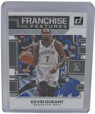 #ad Kevin Durant 2022 2023 Panini Donruss Franchise Features Insert Card Nets #2 $4.99