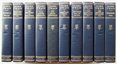 #ad Mark Twain Ten Volume Set Hardcover Mark Twain $214.50