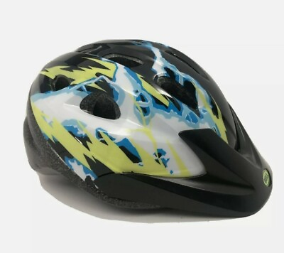 #ad Bell Child Rally Bike Helmet Lightning Black amp; Yellow 52 56 cm Fit $19.99