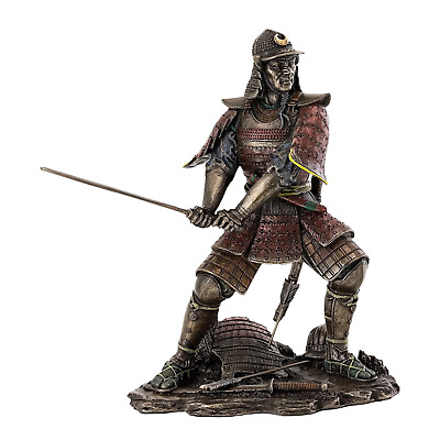 #ad Medieval Japanese Samurai Hands Holding Sword Statue General Minamoto Warrior $89.90