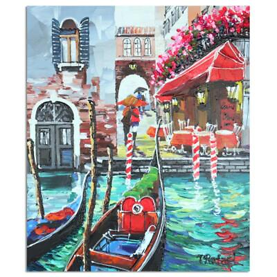 #ad Yana Rafael quot;Oh Venice quot; Hand Signed Original Painting on Canvas $1250.00