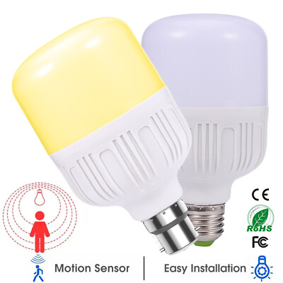 #ad B22 E27 Radar PIR Motion Sound Light Sensor LED Globe Bulb Energy Saving Lamp US $43.29