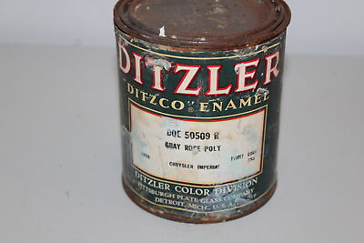 #ad Ditzler PPG Ditzco Paint Quart DQE 50509R Gray Rose Poly 1959 Imperial $100.00