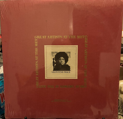 #ad Leontyne Price SEALED Vinyl LP Great Artists At The Met Opera MINT SEALED $24.95