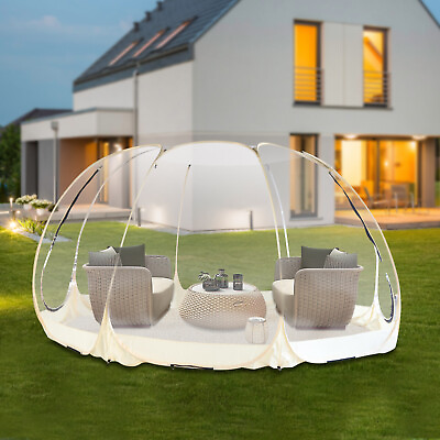#ad Portable Outdoor Camping House Dome Tent Large Bubble Instant Igloo Tent 12*12#x27; $408.51