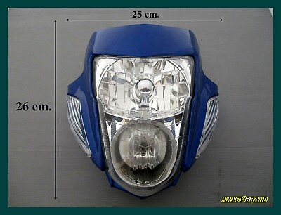 #ad Motorcycle quot;BLUEquot; Streetfighter Headlight Fit Honda Fit Yamaha Fit Suzuki $46.55