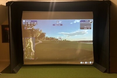 #ad Golf Simulator Enclosure DIY MAX SERIES 2024 **PADDED*** POLY SPACER SCREEN $1189.00