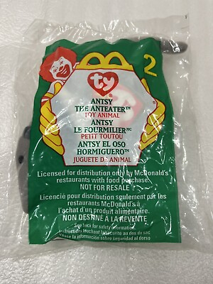 #ad Ty Teenie Beanie Baby Antsy the Ant Eater NIP MCMT McDonald’s Happy Meal Toy $4.99