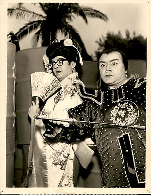 #ad BR34 1963 Original Photo JOE FLYNN ERNEST BORGNINE McHale#x27;s Navy Have Kimono $20.00