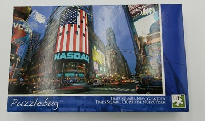 #ad BRAND NEW Puzzlebug 500 Pc Puzzle Times Square $9.15