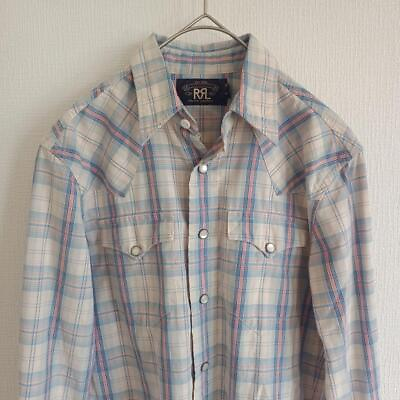 #ad Rrl Western Shirt Check From Japan $140.59