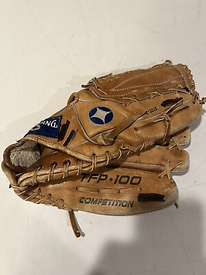 Spalding Baseball Glove Ez Flex TFP100 Top Flite Leather Left Handed $24.99
