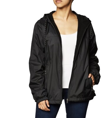 #ad Calvin Klein Ladies#x27; Fleece Lined Windbreaker Jacket NWT Sz Small Various Colors $25.99
