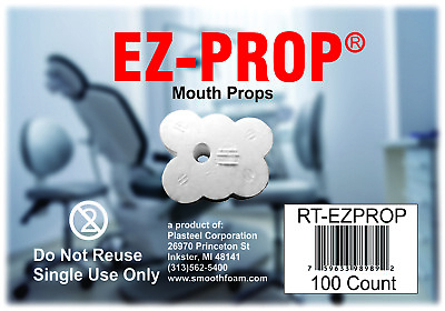 #ad Ez Prop® Disposable Mouth Prop 100 box MYOFUNCTIONAL HEARING CARE IND. TATTOO $39.99
