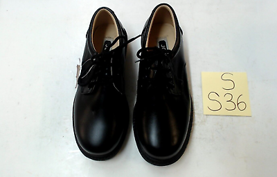 #ad Vintage Josmo Black Size 4.5 Official Boys School Uniform Shoes $27.95