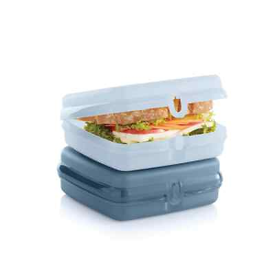 #ad Tupperware Sandwich Keepers Hinged Storage Container Lot Of 2 $17.00