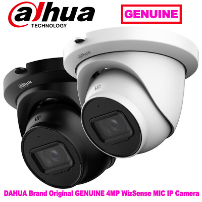 #ad US STOCK DAHUA MIC WizSense 4MP IPC HDW2441TM S SMD Plus POE IP Camera Outdoor $74.10
