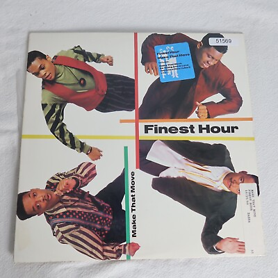 #ad Finest Hour Make That Move PROMO LP Vinyl Record Album $5.77
